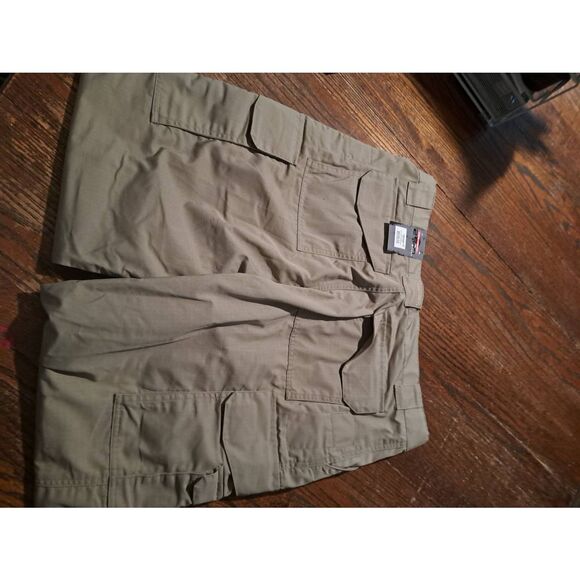 New TRU-SPEC Size 16 24-7 Series Ripstop Cargo Tactical Work Pants Tan Khaki NWT - Picture 10 of 11